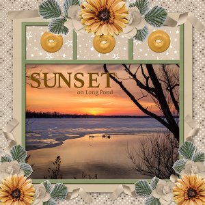 SUNSET on Long Pond
