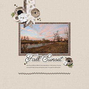 Fall Sunset - Dec 2024