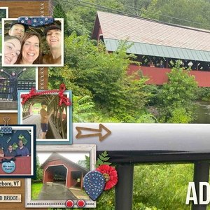 Creamery Covered Bridge in Vermont