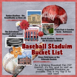 Baseball Staduim Bucket List