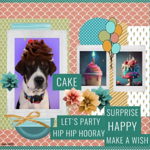 Jan.2025- Template 2- Happy birthday Dog