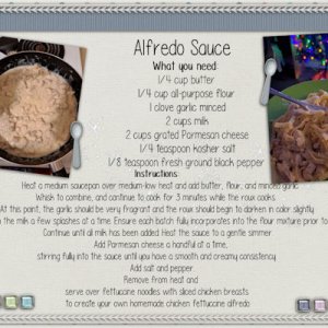 Alfredo Sauce