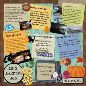 Journal 366, Week 44