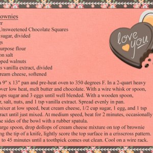 Zebra Brownies