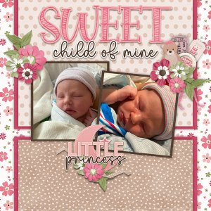 Baby Girl Templates #3-Connie Prince