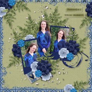 Celeste in blue