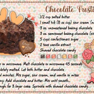 Valentine Chocolate Frosting