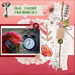 Feb 2025-Font Challenge-Overslept