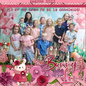 13 of my Soon 16 Grandchildren in 2022