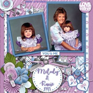 My daughter and I in 1985