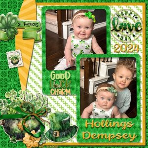 My Grandchildren St Patrick's Day 2024