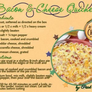 Bacon & Cheese Quiche