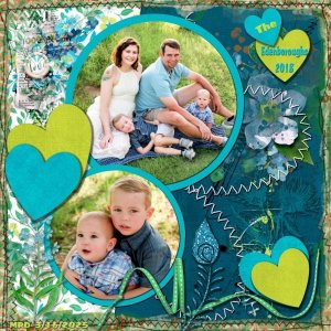 Breanna and family in 2018