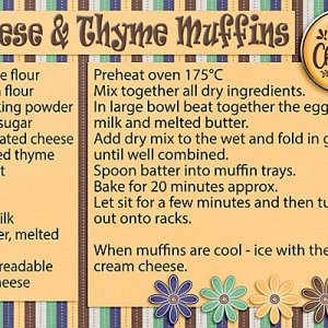 Cheese and Thyme Muffin Recipe