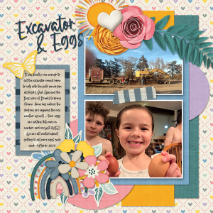 Excavator And Eggs