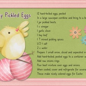 Rosy Pickled Eggs