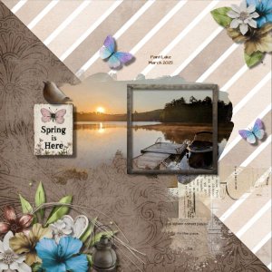 Spring on Paint Lake