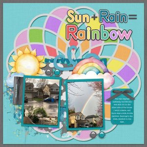 Sun + Rain = Rainbow