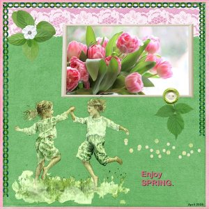 11 - April 2025 Color Challenge Pink-Green.jpg