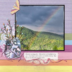 Rainbow over Benezette