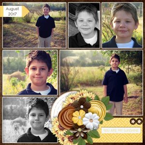 Homeschool Yearly Photos