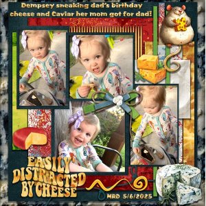 Dempsey Sneaking the Cheese
