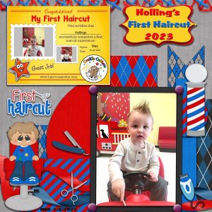 Hollings First Haircut 2023
