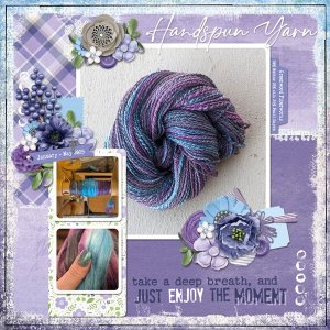 Handspun yarn - my self care