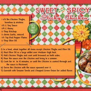 Sweet and Spicy Sticky Chicken