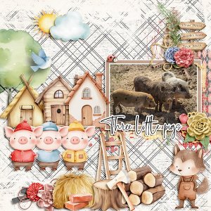 Three little pigs