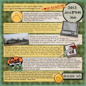 Journal 36, Week 46