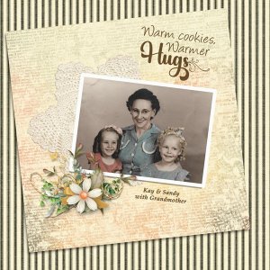 Lessons from Mom Digital Scrapbook Page by Kay