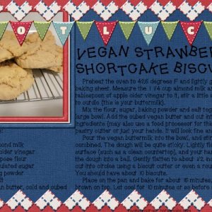 Vegan Strawberry Shortcake Biscuits