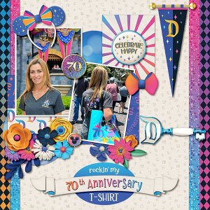 Disneyland anniversary t-shirt