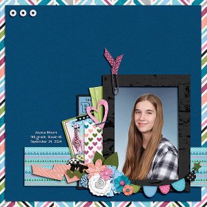 Jessica's Ninth Grade School Photo