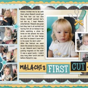 Malachi's 1st Haircut
