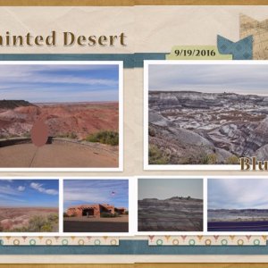 Painted Desert & Blue Mesa