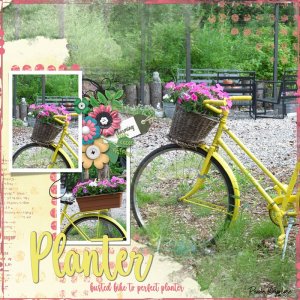 Bike Planter