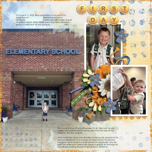First Day of Preschool