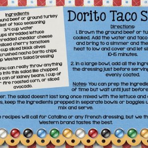 2025 August Recipe Card Challenge