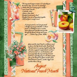 National Peach Month