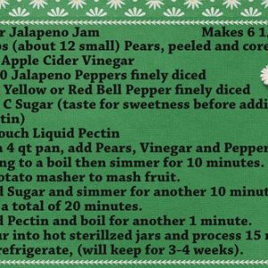 Pear Jalapeno Jam