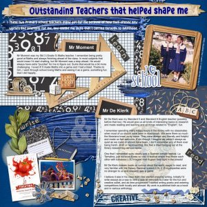 Outstanding teachers that helped shape me