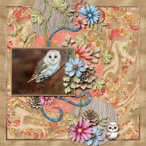 Painted owl