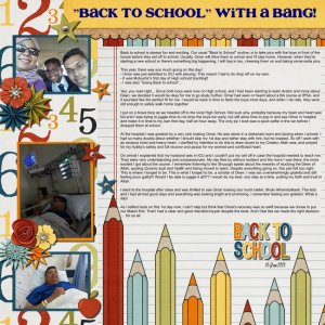 Back to school with a BANG!