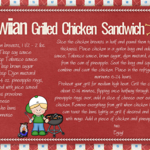 Hawiian Grilled Chicken Sandwich