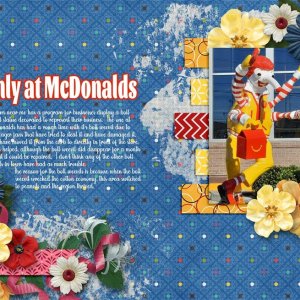 Only at McDonalds