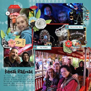 Kemah Boardwalk (Railroad) 2020-02-15