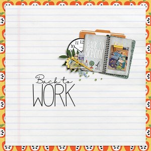 Back to work!