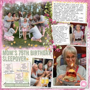 Mom's 75th Birthday {right side}